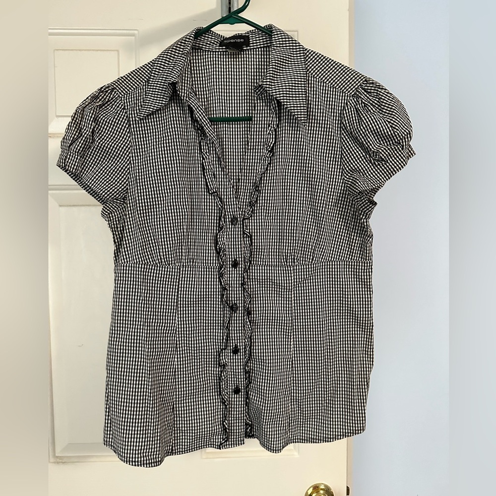 Women’s checkered blouse